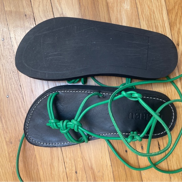 Hereu Fermasa tie-up sport sandal in grass/green - Picture 5 of 6